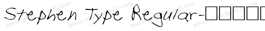 Stephen Type Regular字体转换